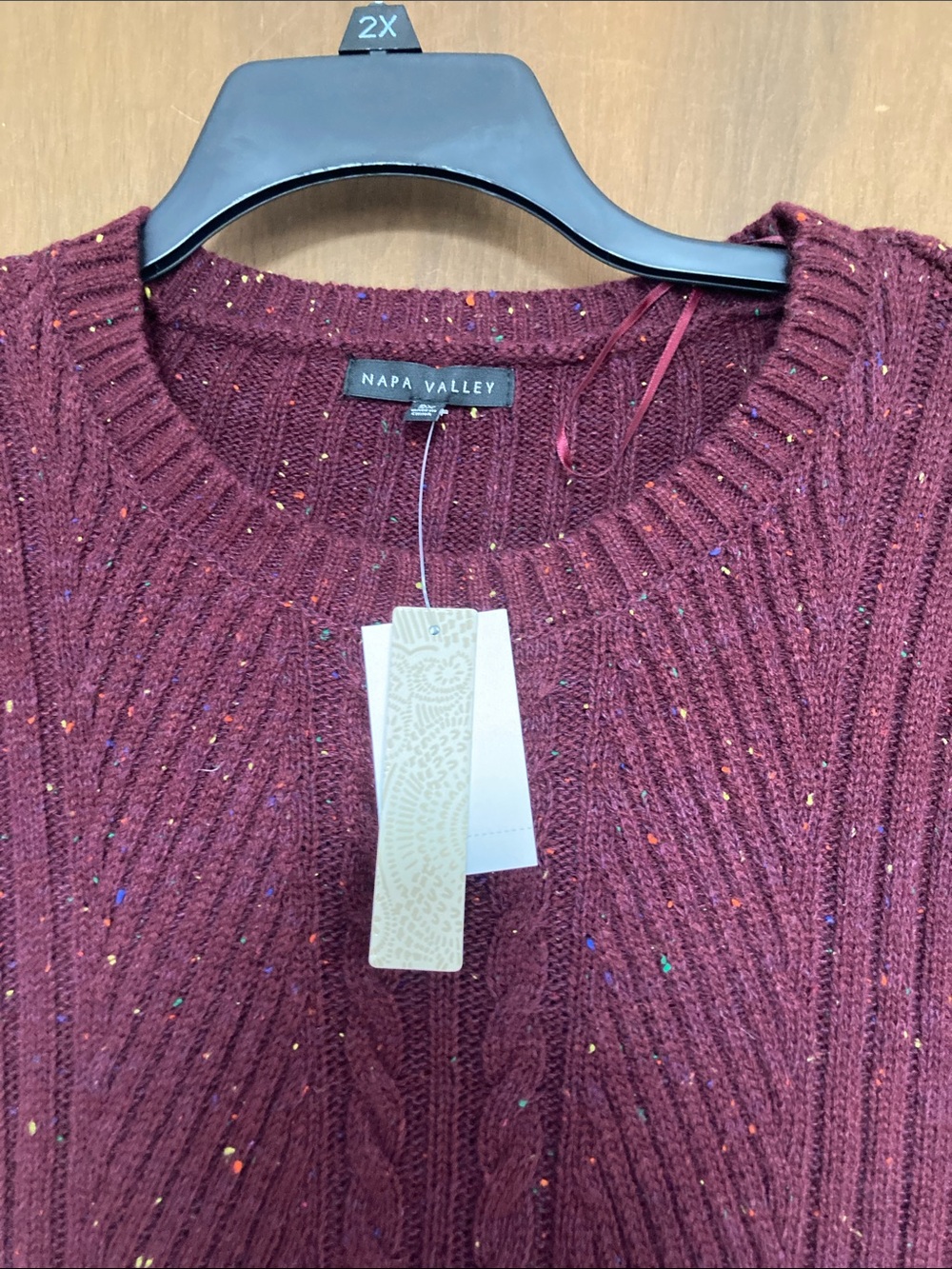 Napa valley pullover sweater size 2X - Picture 4 of 17